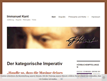 Tablet Screenshot of immanuel-kant.net